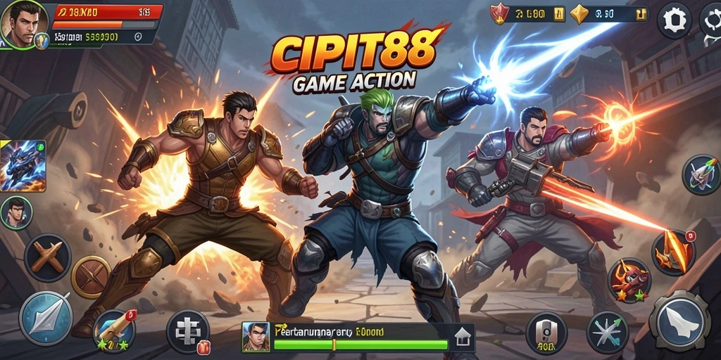 Tampilan gameplay seru di <strong>CIPIT88</strong> dengan aksi yang mendebarkan.