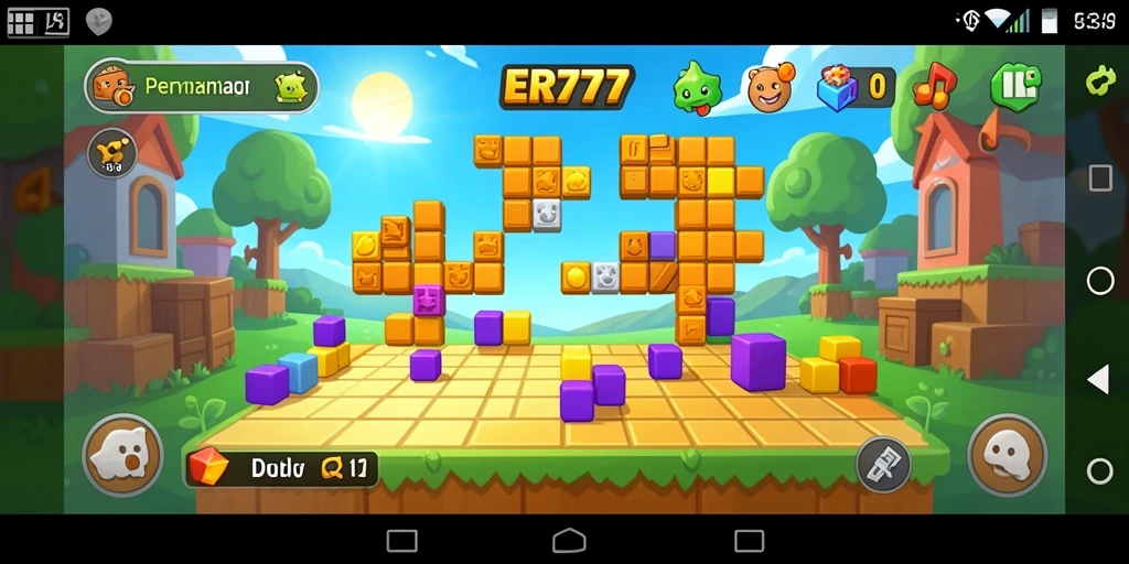 Screenshot dari gameplay ER777 menampilkan berbagai teka-teki yang menantang.