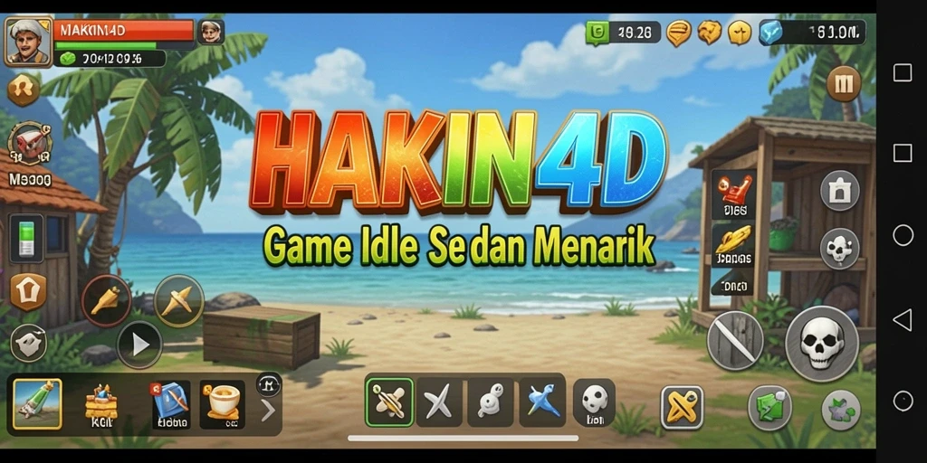 Tampilan gameplay HAKIN4D yang menarik dan penuh warna.