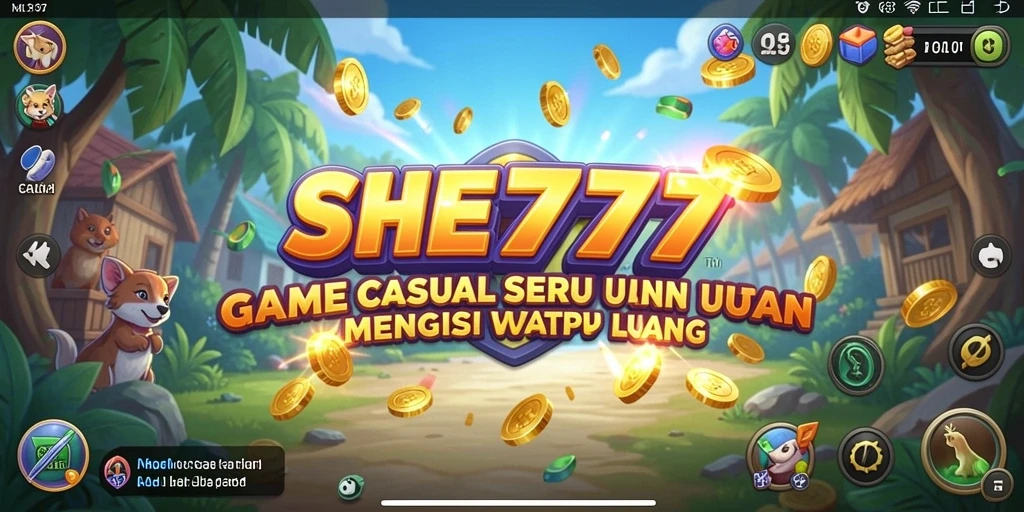 Tampilan gameplay SHE777 yang menarik dan penuh warna.