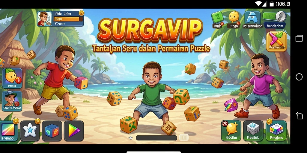 Gameplay SURGAVIP yang menantang dan menarik.
