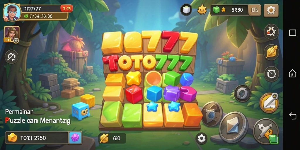 Tampilan gameplay menantang di TOTO777 dengan berbagai puzzle yang menarik.